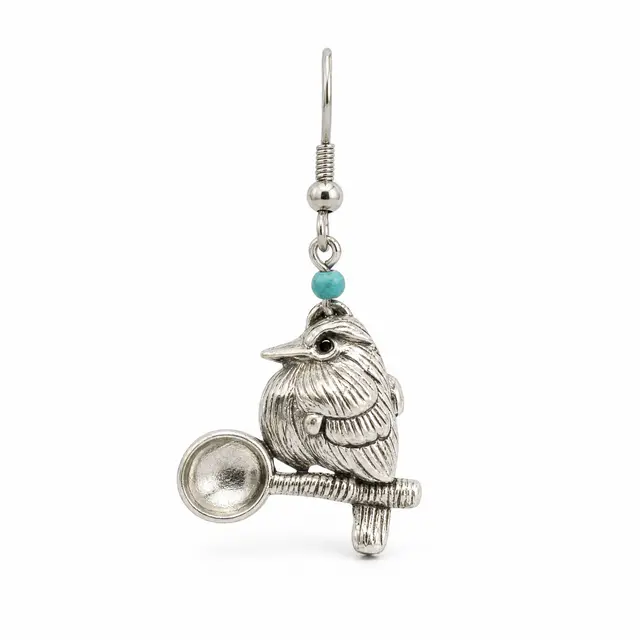 Turquoise Perch Earrings
