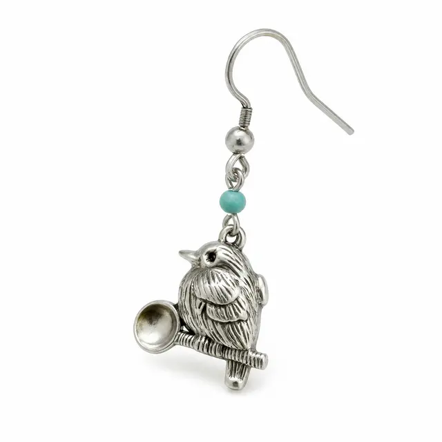 Turquoise Perch Earrings