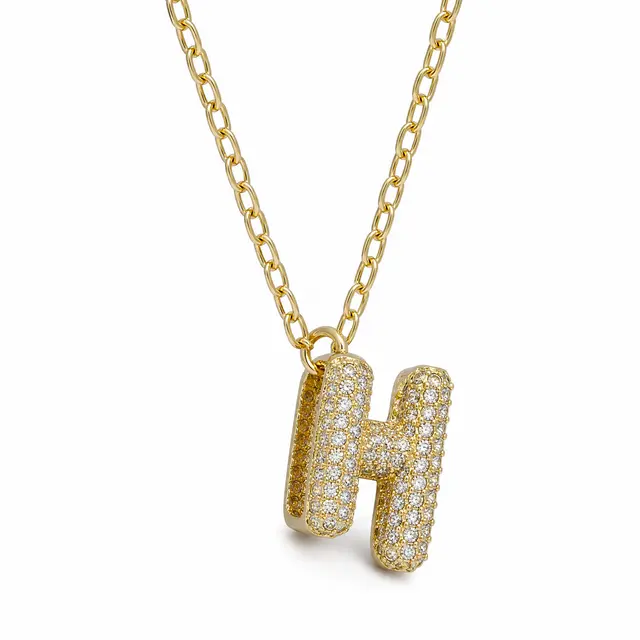 Iced-Out Letter 'H'