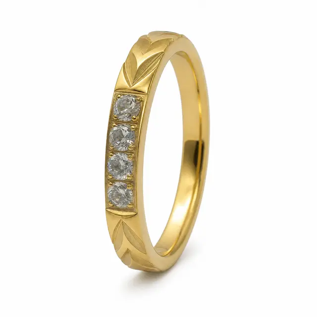 The Faceted Quad Band