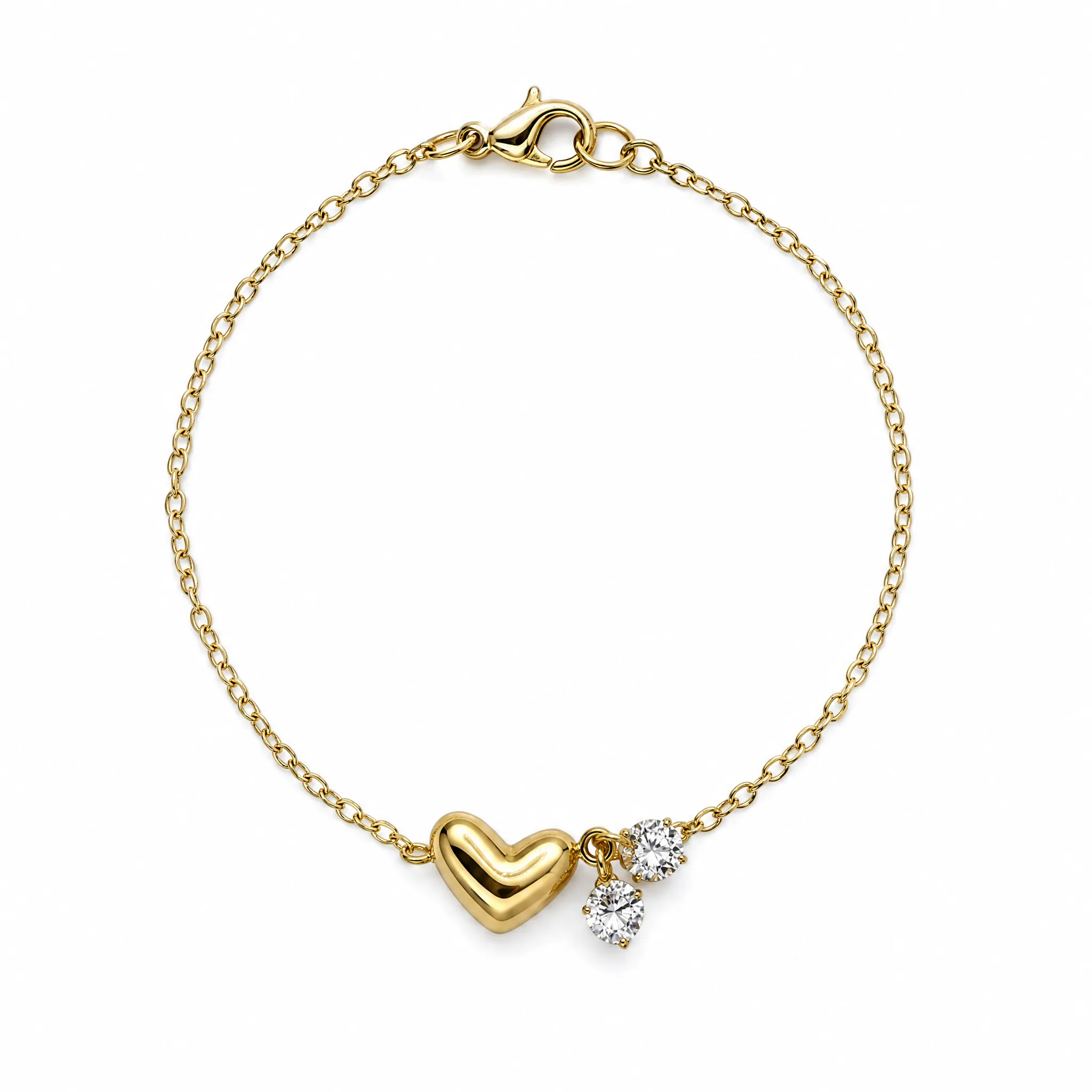 "Rose Gold Botanical Bracelet "