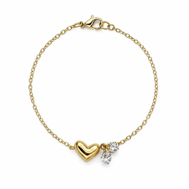 "Rose Gold Botanical Bracelet "