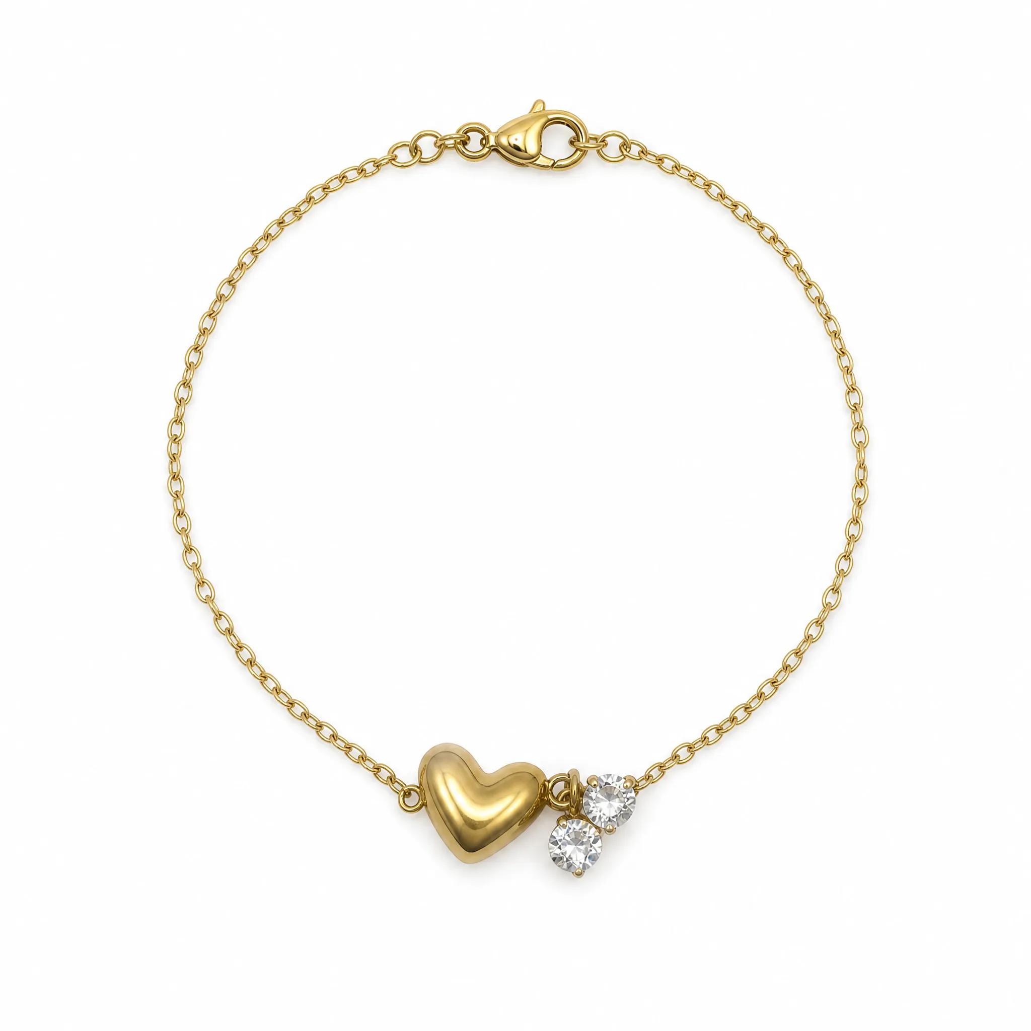 "Rose Gold Botanical Bracelet "