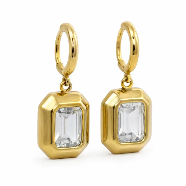 Luxe Octagon Dangles
