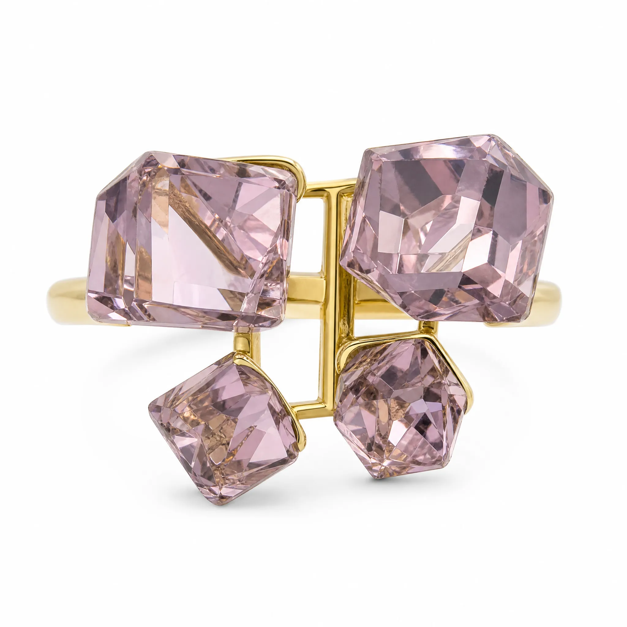 Amethystia Quad Cube Ring