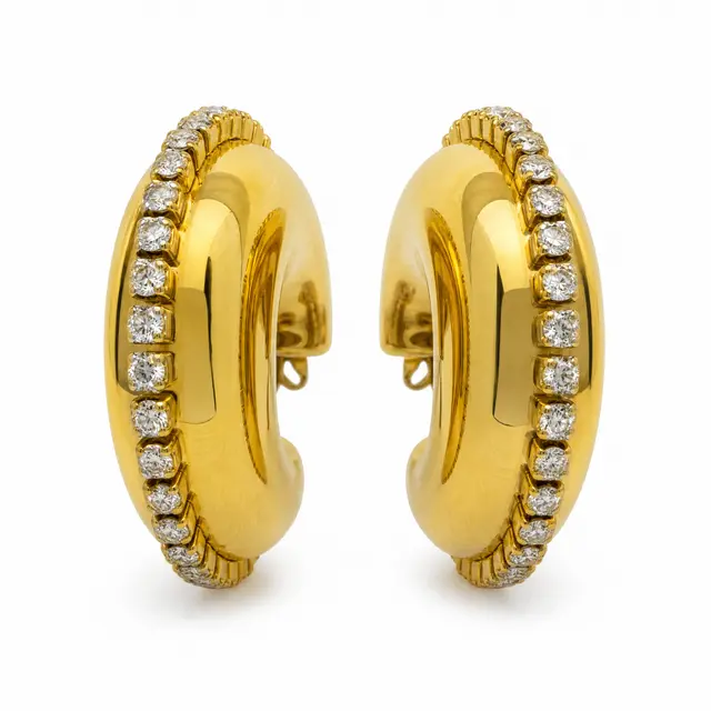 Aurelia Crest Hoops