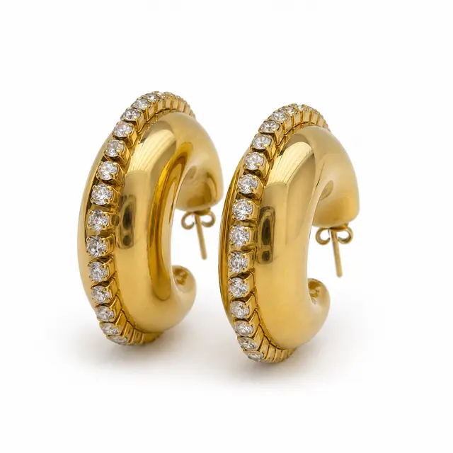 Aurelia Crest Hoops